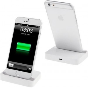 Dock Charger Iphone 5/5S/5C en 6/6+ (wit)