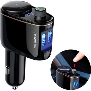 Bluetooth FM-Transmitter Auto-Lader 2x USB 3.4A