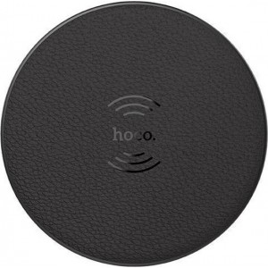 HOCO CW14 Round Draadloze QI Oplader 5W zwart - Draadloze smartphone oplader - Wireless charger