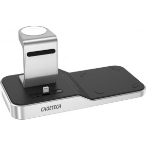 Choetech - 4-in-1 oplaad station voor Apple Watch / AirPods / Smartphone - MFi en Qi gecertificeerd – extra USB-A output - 10W