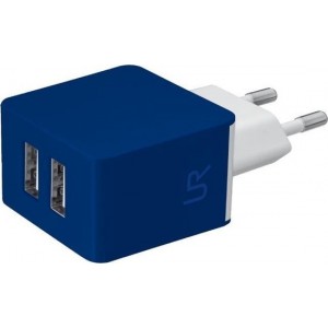 Trust Urban - Dual USB Thuislader - Blauw