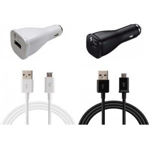 Samsung Autolater Micro USB - White