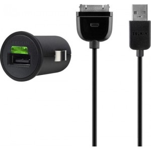 Belkin Mini Universele USB autolader voor de Apple iPod, iPhone en iPad