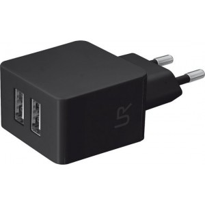 Trust Urban - Dual USB Thuislader - Zwart