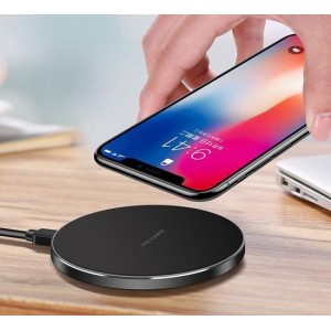 Adata Wireless Charger- Draadloze oplader - Apple & Android - Draadloos opladen - Stijlvol Zwart