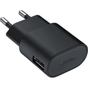 Nokia AC-60E charger - zwart - USB Adapter plus MicroUSB datakabel combi