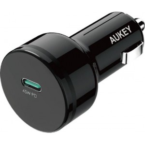 Aukey USB-C Autolader CA-Y13 - 45W - Zwart