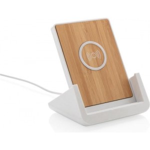 XD Xclusive Ontario - Standaard voor telefoon en 5W draadloos opladen - Wit