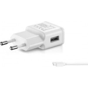 OLESIT 5V 2A 10W. 1 poort USB Oplader Samsung Galaxy UNS-1538 OLESIT Adapter + 3 Meter Micro USB Kabel Wit