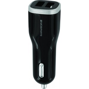 Mobiparts USB autolader met 2 poorten - Quick Charge 3.0 - 5A / zwart