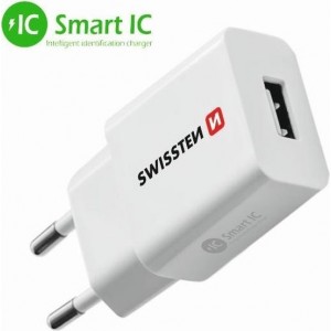 Swissten Thuislader Smart IC - 2.1A - Wit