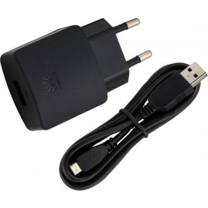 Huawei Mobiele oplader 1A + MicroUSB kabel - zwart