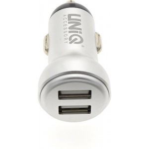 Autolader 2 USB Poorten Lightning 2.4A - 3 kleuren