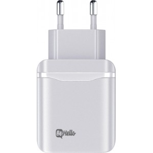 BeHello Oplader USB-C Power Delivery (PD) Snellader 18W Wit