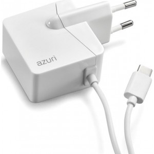 Azuri thuislader USB type C - 2.4 Amp - Universeel - Wit