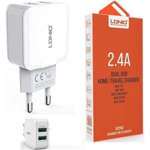 LDNIO A2202 oplader met 1 laadsnoer Micro USB Kabel geschikt voor o.a Samsung Galaxy Xcover 2 3 4