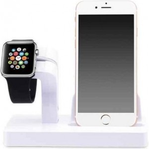 iBello iPhone en Watch dockingsstation - Rose Gold