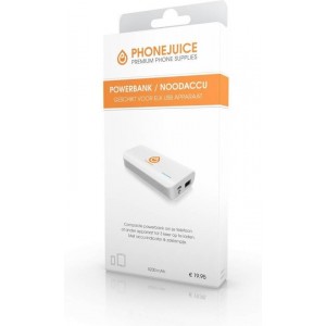 Hoge kwaliteit PhoneJuice Powerbank 5200 mAh