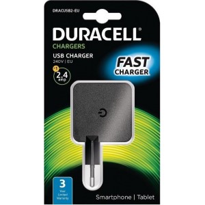 Duracell Single USB lader (5V/2,4A)