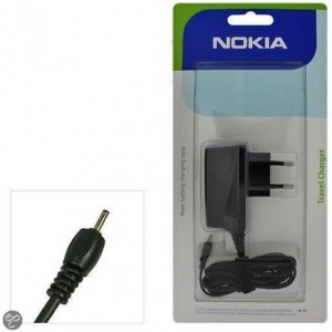 Nokia AC4 Travel Charger voor o.a. 3720, 5800, 6300, E71