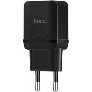 HOCO C33A Little Superior 2.4A Duo-poort oplader zwart - Universeel voor Apple iPhone, Samsung Galaxy, Huawei, Xiaomi, etc.