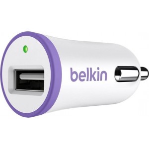 Belkin Universele Autolader - 5W/1A - Paars/Wit