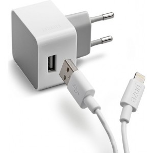 Azuri thuislader met Apple Lightning - Universeel - Wit