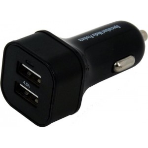 4,8A Auto oplader en Adapter plug zonder stekker snoer Past ook op Samsung.