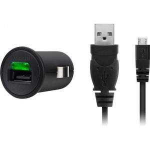 Belkin Mini Universele USB autolader - Zwart/Groen