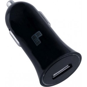 BeHello Autolader met USB Poort 2.1A - Zwart