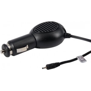 Pin 1,5A (12V output) auto oplader. 1 m kabel met adapter plug stekker snoer Past ook op Motorola.