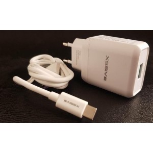 Xssive QC3.0 Quick Charger Thuis USB Lader 3A incl. Type C Kabel