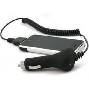 Muvit ipod/iphone charge kit usb travel + car charge - black