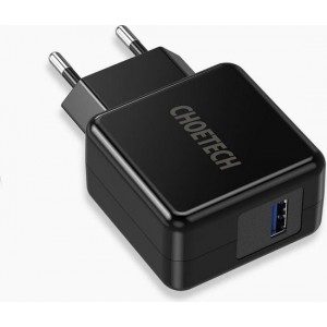 Choetech Quick Charge 3.0 stroomadapter  Fast Charge - 3A - Zwart