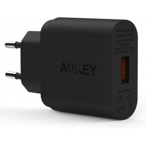 Aukey Quick Charge oplader PA-U28 - tot 75% sneller - Black