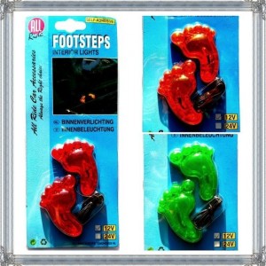 All Ride Footsteps binnenverlichting 12V Groen, Rood of Oranje