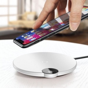 Baseus Wireless Fast Charger (10W) met Led Display Wit