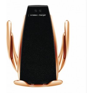 GOLDEN EDITION - Wireless Car Charger - Geschikt voor alle auto's - Sterke 10W - Draadloze oplader auto - autohouder