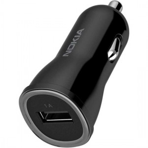 Nokia -  Essential Car Charger + MicroUSB Cable - Zwart