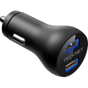 Tecknet Quick Charge 3.0 Autolader | Car Charger | Mini 36W QC 3.0