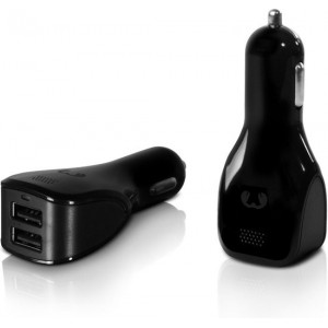 Car Charger 4.8a 2 port USB Black