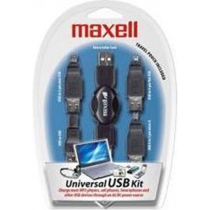 Maxell USB Kit oplader voor mobiele apparatuur