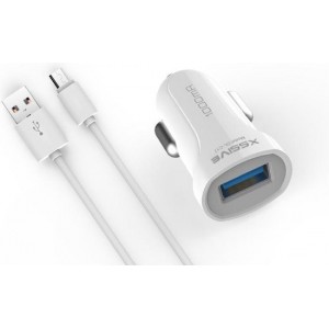 Xssive USB Autolader voor Huawei o.a. P8, P7, Y560, Y635, Y625, Y221, Honor, Mate met Micro USB Kabel 1000mA