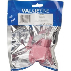 Valueline Oplader Mobiele Apparatuur USB - Roze - 3 Stuks