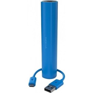 Nokia DC-16 Power Bank 2200mAh - mobiele oplader - Cyan