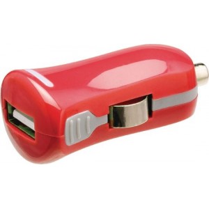 Valueline VLMP11950R Auto Rood oplader voor mobiele apparatuur