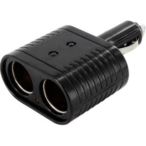 Mobiparts Premium Dual Socket (8A) Car Charger Black