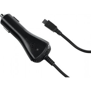 Celly - Micro-USB Car Charger - Zwart