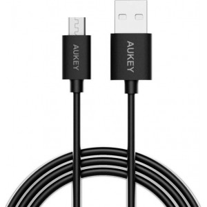 Aukey -  Premium 2.0 Micro USB kabel - 2 meter - Zwart