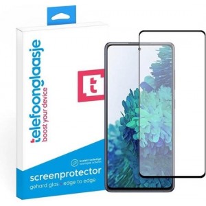 Samsung Galaxy S20 FE screenprotector gehard glas Edge to Edge